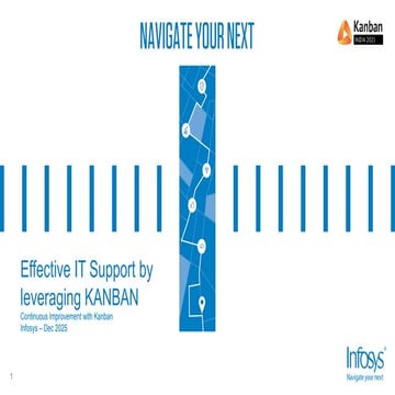 Kanban India 2025 | Pramila Devi Sriram | Effective IT Support by Leveraging ...