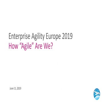 Suman Ip - AirMiles  - How "Agile" Are We?