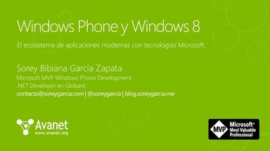 Conociendo el ecosistema de Windows Phone 8 y Windows 8