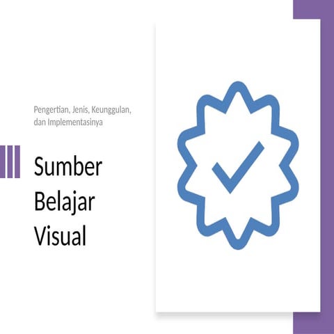Bentuk Bentuk Sumber Belajar : Sumber Belajar Visual