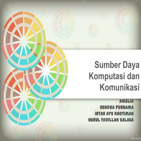 Sumber daya komputasi dan komunikasi