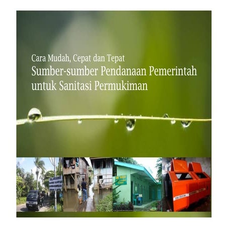 Sumber pendanaan pemerintah untuk sanitasi