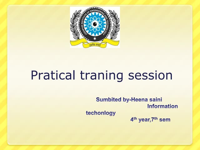 Sumbited by heena saini