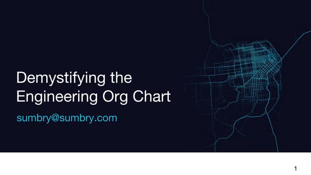 Demystifying the Engineering Org Chart