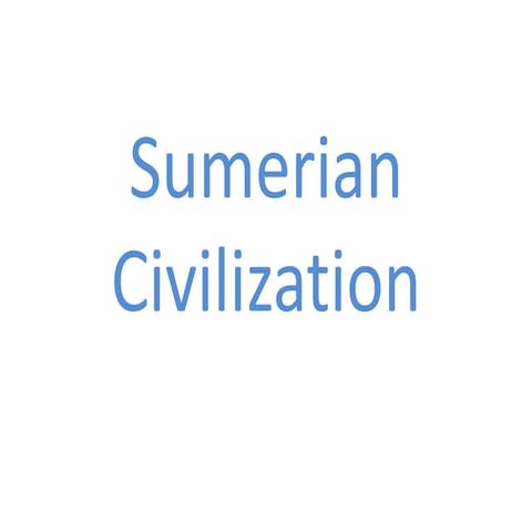 Sumerian civilization