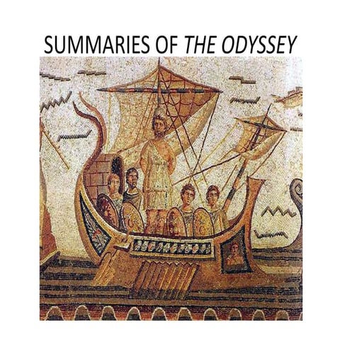 Summaries of the odyssey