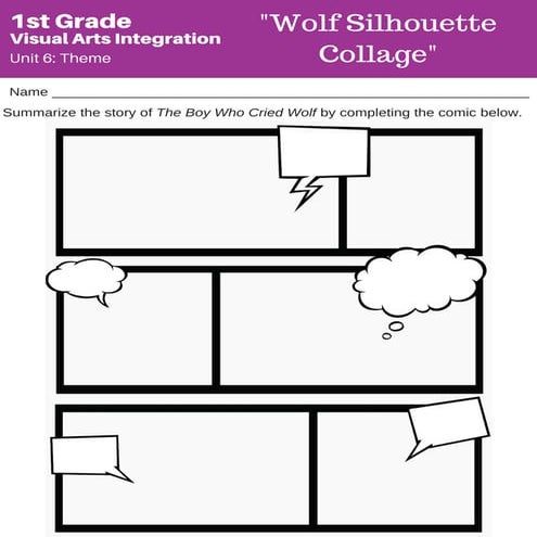 Summarize boy who cried wolf comic