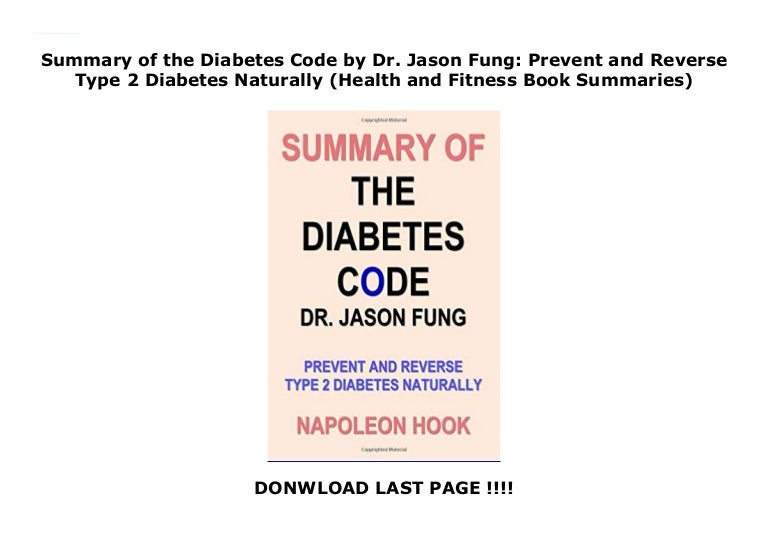 the diabetes code by jason fung