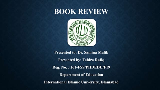 Summary and Evaluation of the Book.pptx