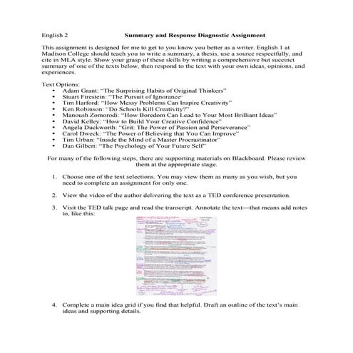 Summary Response | PPTX
