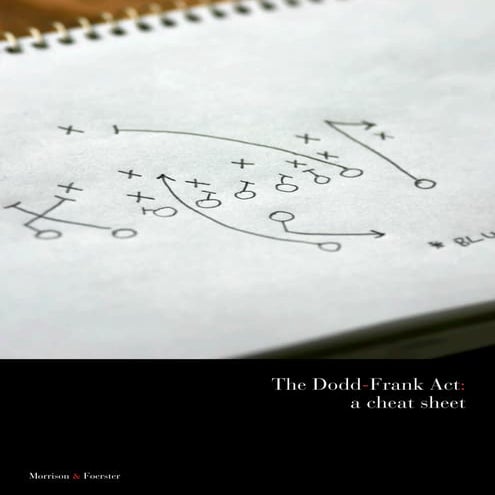 Summary of Dodd Frank Act from mofo