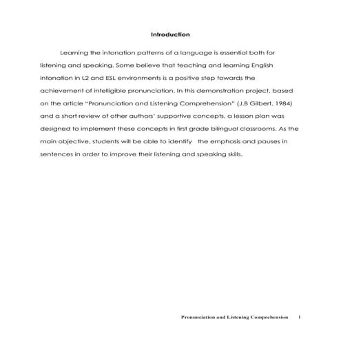 Summary for the demostration