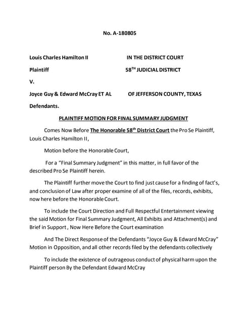 Motion for contempt of court and order to show cause | PDF