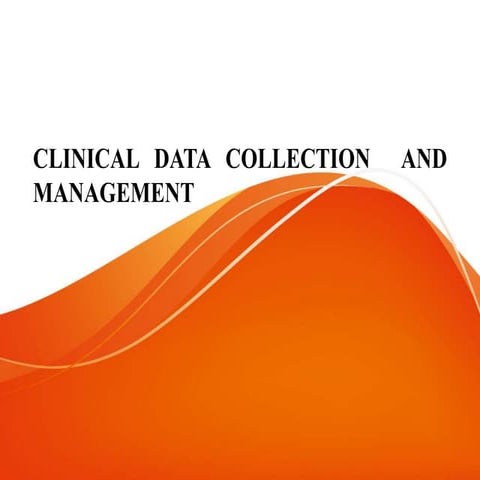 Summary of clinical data &amp; management