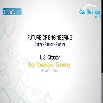 Zinnov Confluence 2014 : US Chapter : Summary of conference final uploaded in...