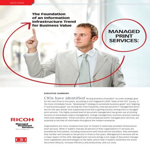 Summary of Managed Print CIO Perspective
