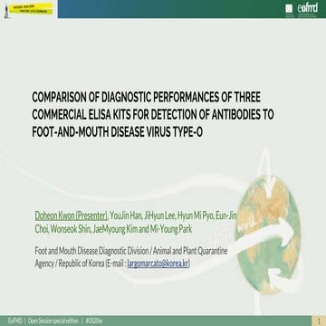 COMPARISON OF DIAGNOSTIC PERFORMANCES OF THREE COMMERCIAL ELISA KITS ...