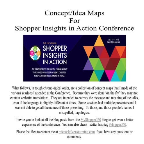 Concept/Idea Maps of 