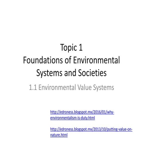 Summary of topic 1.1