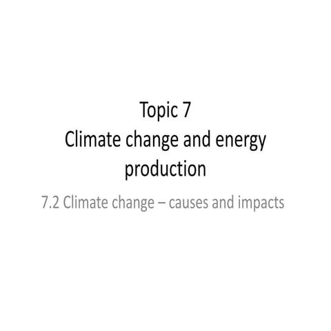 Summary of topic 7.2