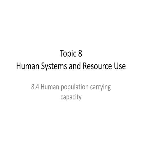 Summary of topic 8.4