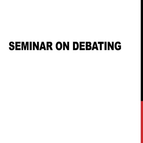 rULES-modified-debate.pptx Introduction presentation | PPTX