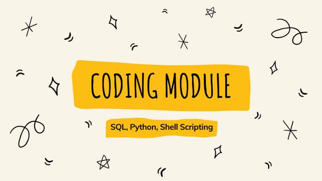 Summary python coding | PPT