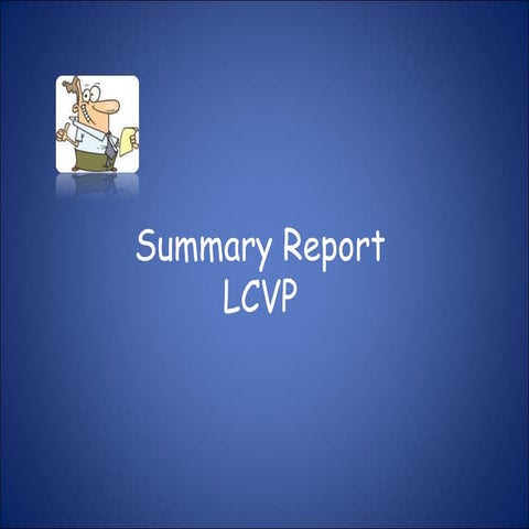 Summary Report Presentation