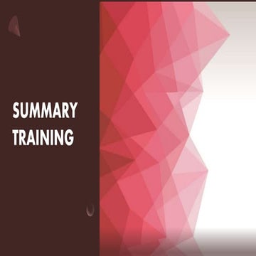 Summary Training.pptx