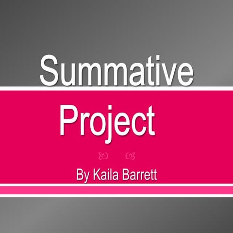 Summative project