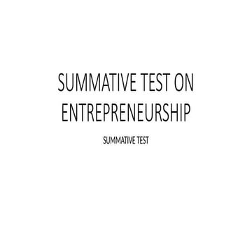 SUMMATIVE TEST ON ENTREPRENEURSHIP.pptx j