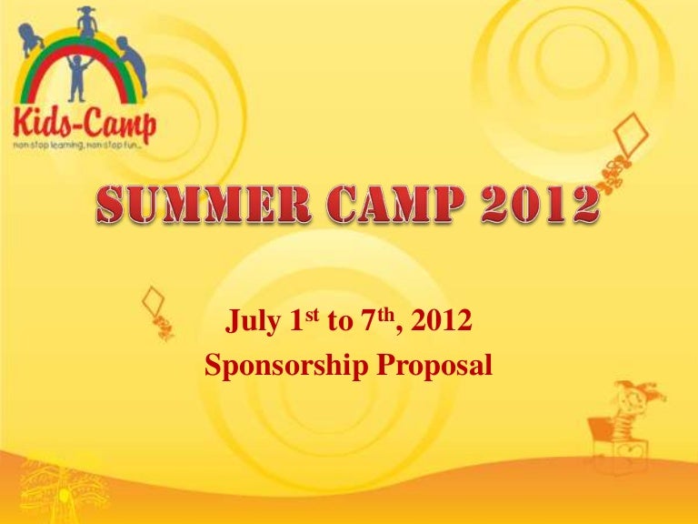 summer camp certificate template