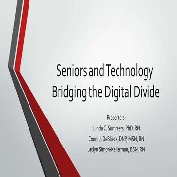 Seniors and Technology