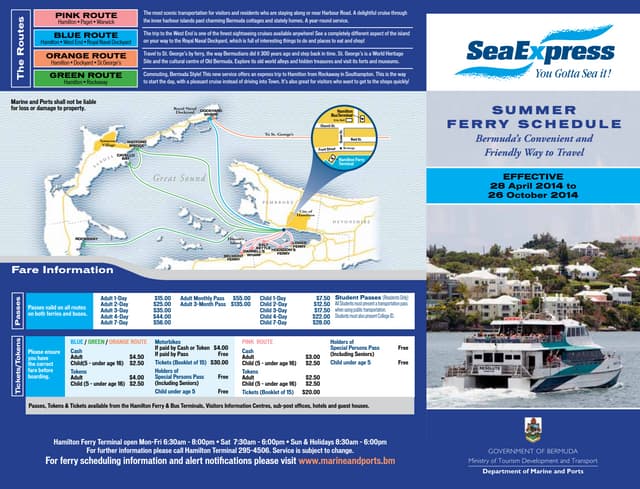 Bermuda Bus Schedule