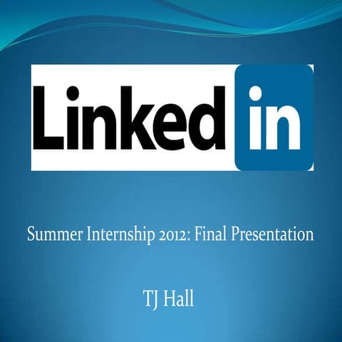 Summer Final Presentation