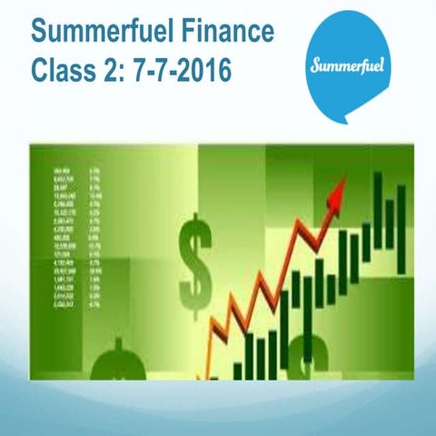 Summerfuel finance  2016 class 2 7 7