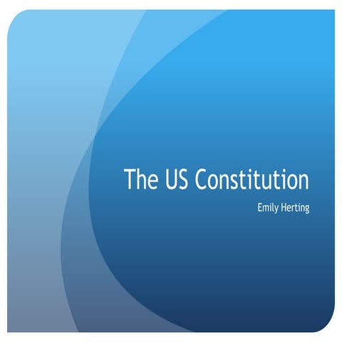 US Constitution PowerPoint | PPTX