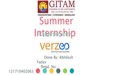 Summer internship - Cybersecurity