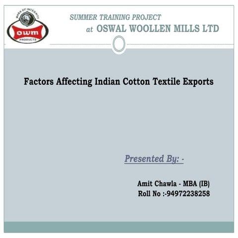 Summer Internship Pptss