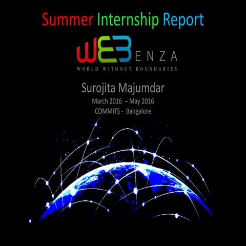 Social Media Marketing - Summer internship report