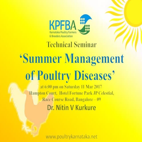 Summer managment of poultry diseases nvk