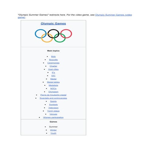 Summer Olympics Docx