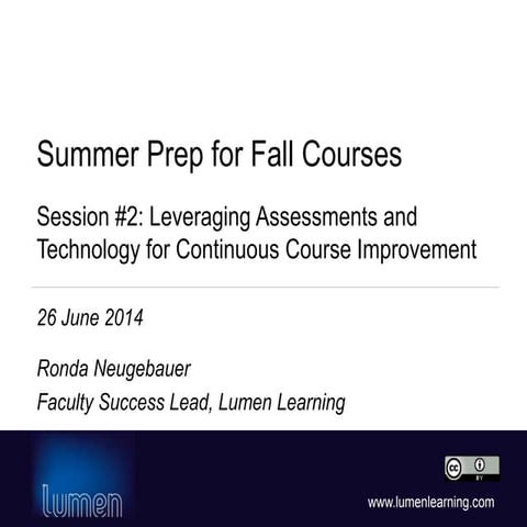 Summer Prep for Fall Session #2