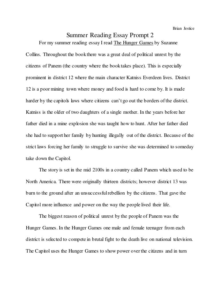 Thesis Example For Compare And Contrast Essay Thesis Statement Examples For Argumentative Essays also Family Business Essay Summer Reading Essay Prompt High School Essays Samples