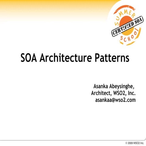 Summer School Soa EAP Asanka 18 Jun