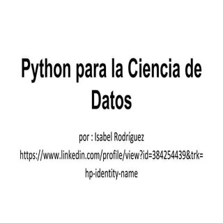 Summer school python in spanish
