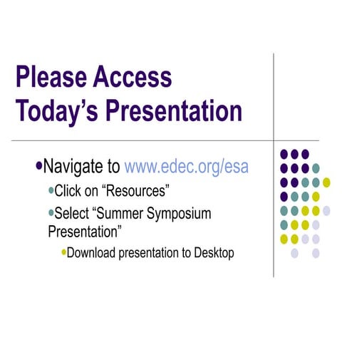 Summer Symposium Pres