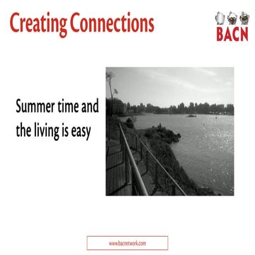 Networking Exercise: Summertime and the Living Is Easy