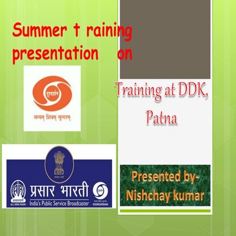 industrial training at doordarshan