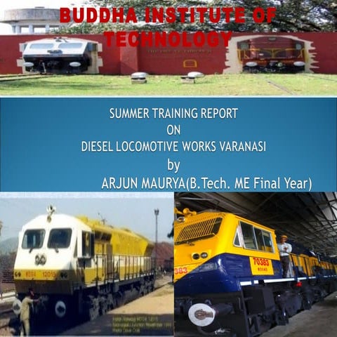 Diesel Locomotive Works (DLW) | PPTX